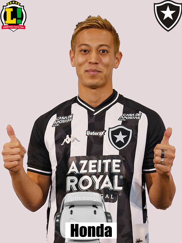 Keisuke Honda - 4,5 - Pior partida do japonês desde que assinou com o Botafogo. Perdido na marcação do Flamengo, errou passes no campo defensivo e pouco contribuiu para a saída de bola do Alvinegro. Fez muitas faltas.