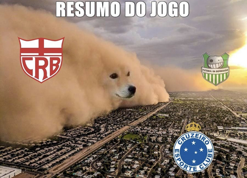 Os melhores memes sobre o engraçadíssimo jogo Cruzeiro x CRB