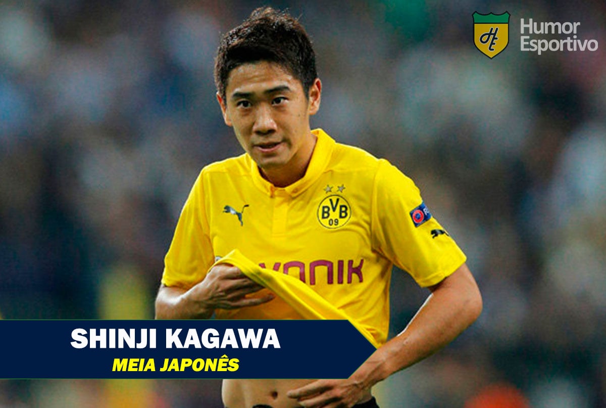 Nomes com duplo sentido no esporte: Shinji Kagawa