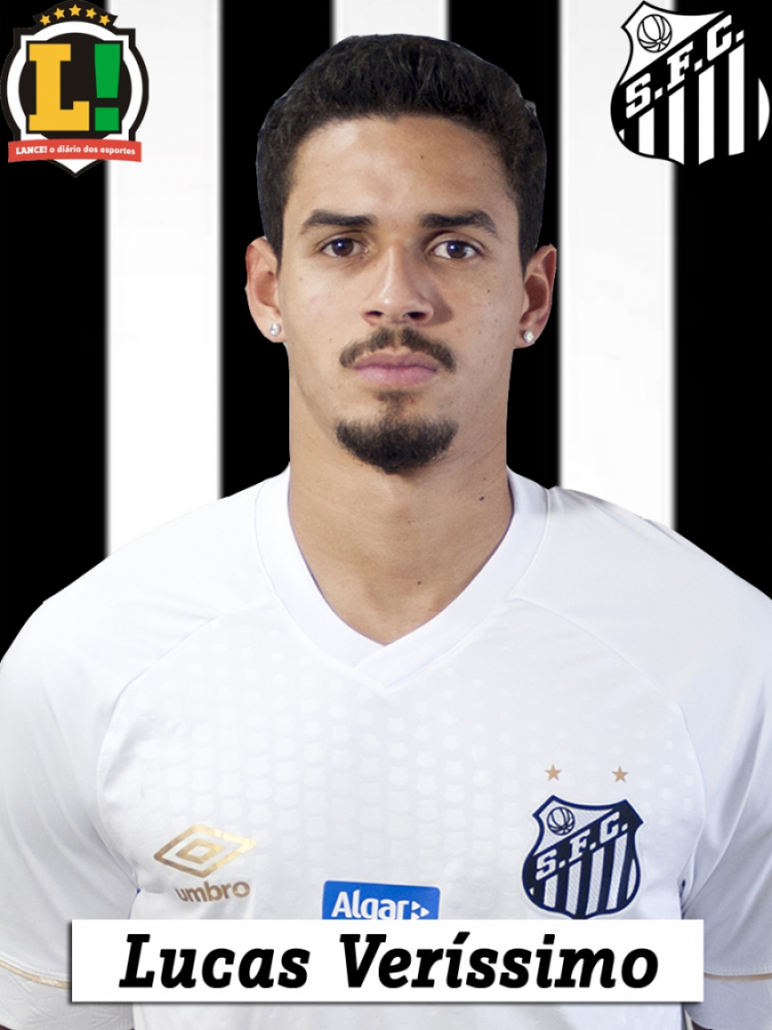 Lucas Veríssimo - 7,0 - Autor gol da vitória do Santos, o zagueiro fez um excelente jogo na defesa e apareceu bem na bola aérea ofensiva, sempre levando perigo a equipe adversária.
