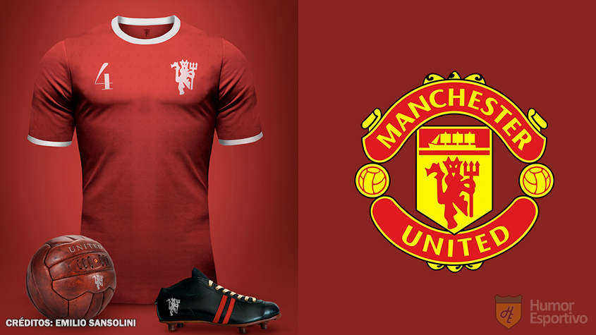 Camisas clássicas do futebol: Manchester United.