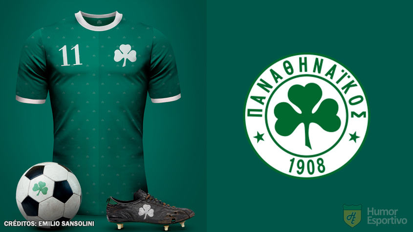 Camisas clássicas do futebol: Panathinaikos,