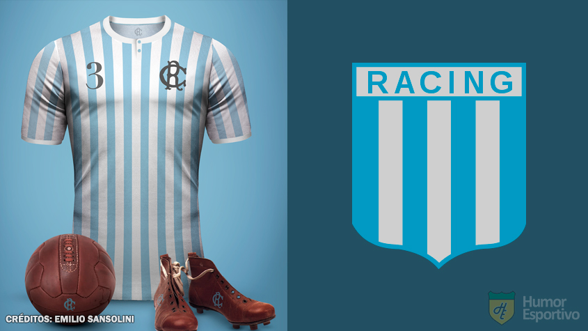 Camisas clássicas do futebol: Racing.