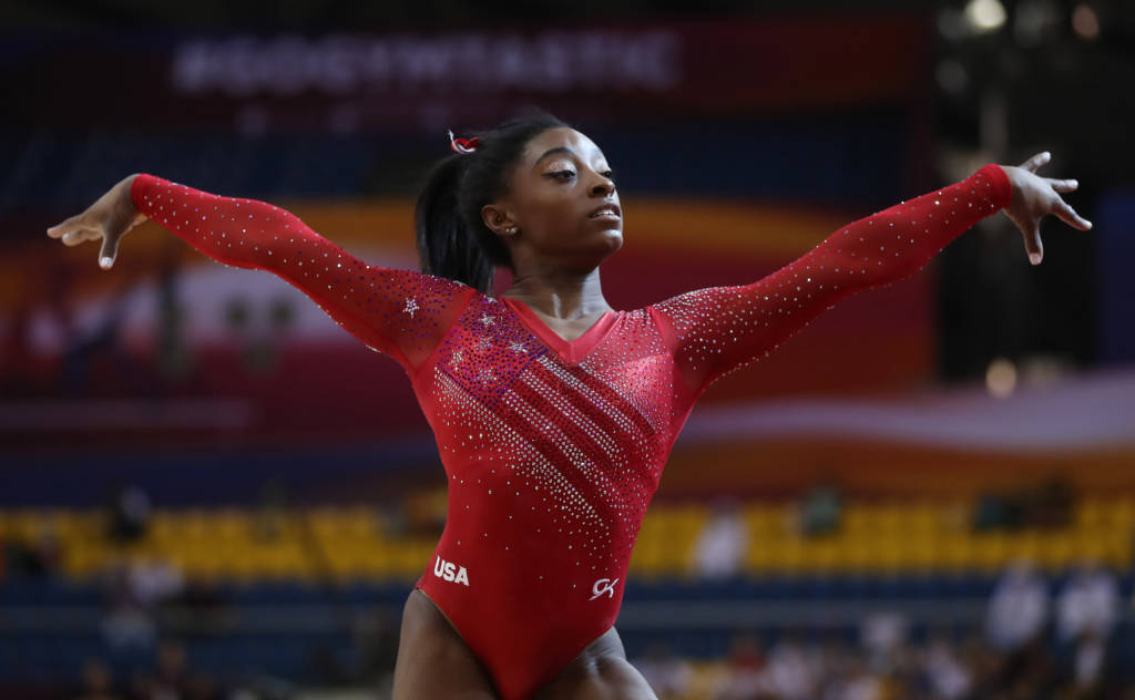 11. Simone Biles (ginástica/EUA) - 46,85 pontos