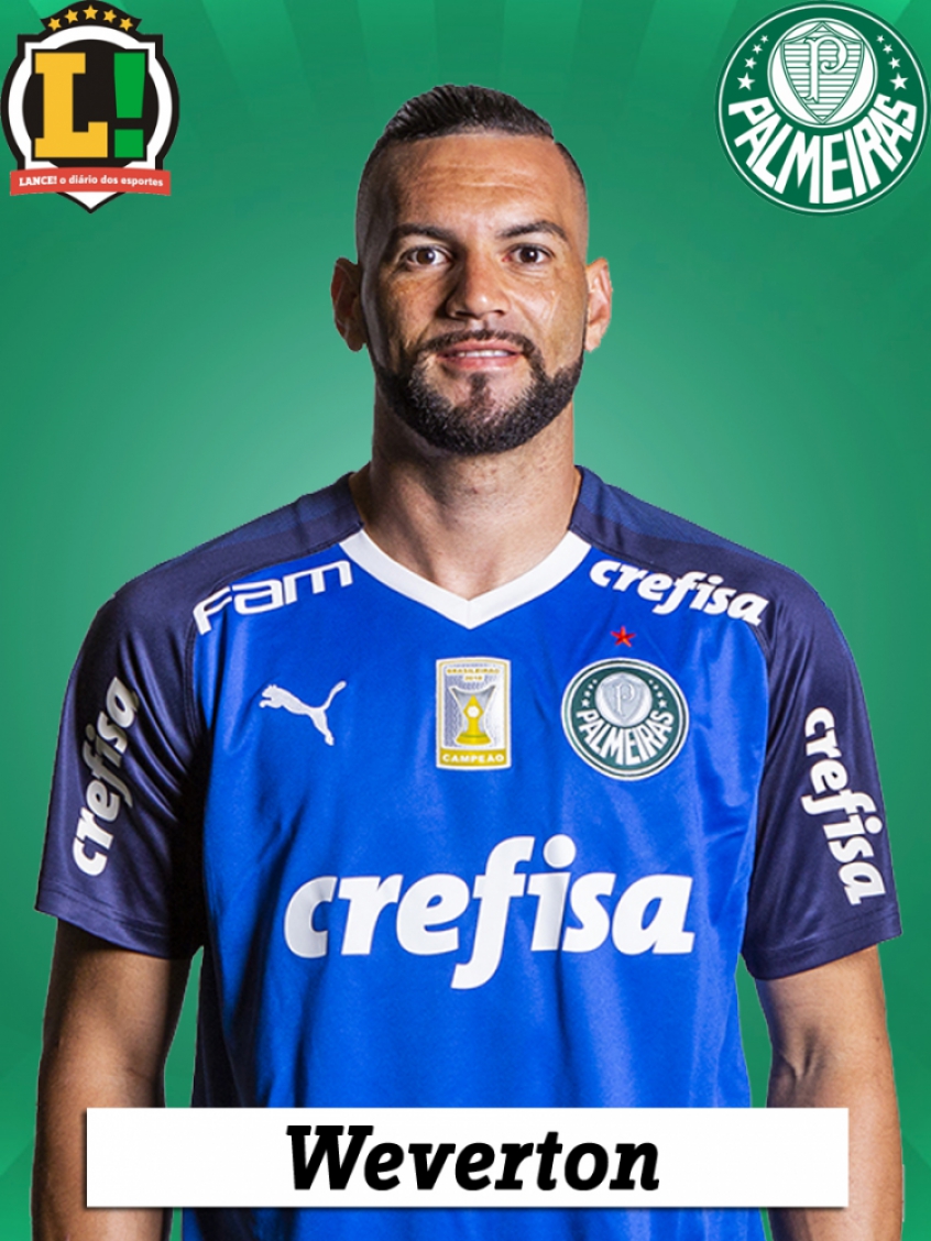 Weverton: 6,0 - De volta ao Palmeiras, o goleiro fez uma boa partida apesar de ter sofrido três gols. Evitou um placar ainda mais elástico.