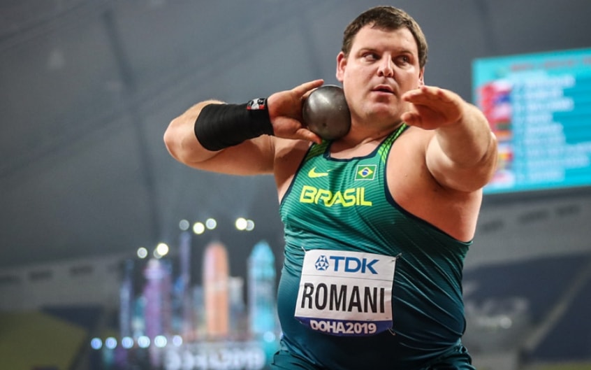 Darlan Romani, esperança de medalha, estreia no arremesso de peso, às 7h15.
