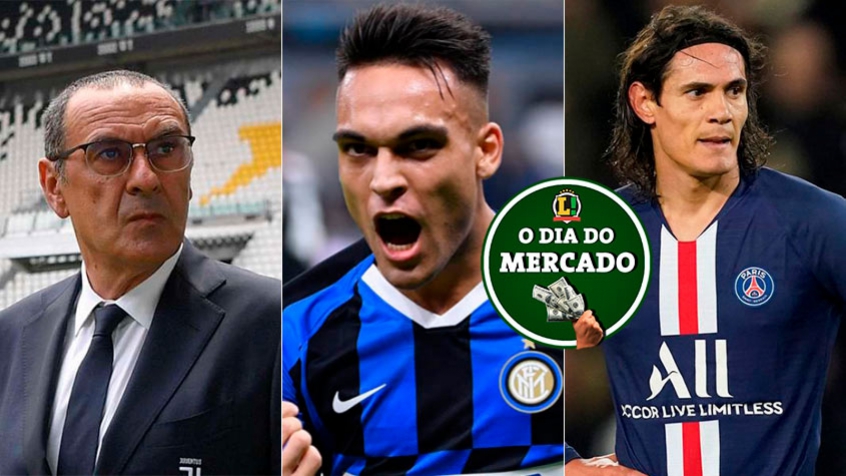 Apesar da pausa no futebol por conta da pandemia do coronavírus, o mercado da bola na manhã desta segunda-feira foi agitado. A Juventus prepara uma série de saídas, Lautaro Martínez está longe do Barcelona e o Boca ainda sonha com Cavani. Veja as movimentações.  