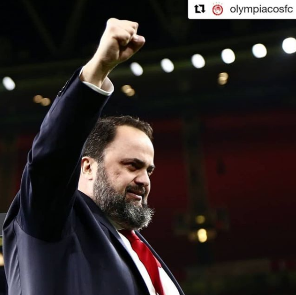 Evangelos Marinakis, presidente do Olympiacos e dono do Nottingham Forest, teve coronavírus. 