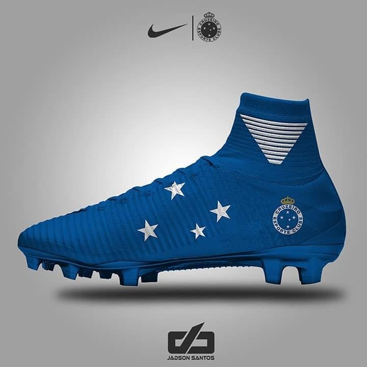 Chuteiras personalizadas: Cruzeiro