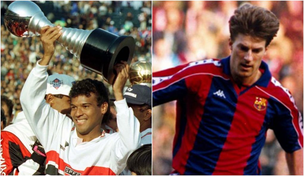 MULLER x LAUDRUP - Talento puro. Aos 26 anos, Muller já estava consolidado como um dos maiores atacantes do país. O mesmo vale para o dinamarquês, que à época tinha 28 e já havia passado com brilho pela Juventus.