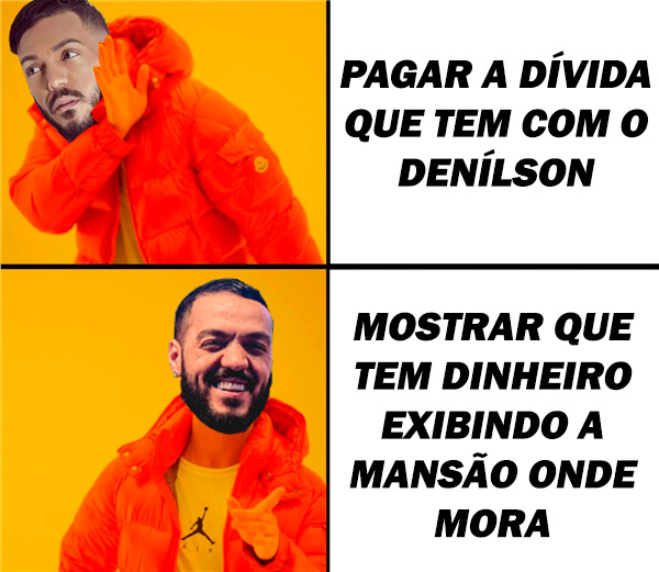 Belo e Denílson protagonizam memes durante live do cantor