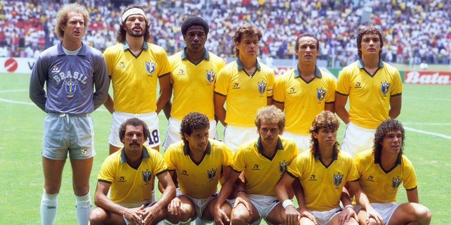 Copa 1986/ Sede: México - Técnico: TELÊ SANTANA - Brasil eliminado nas quartas de final