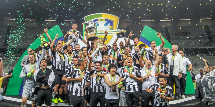 Jogo de ida da final de 2014: Atlético-MG 2 x 0 Cruzeiro - Na volta, o Atlético-MG venceu por 1 a 0 e foi campeão.