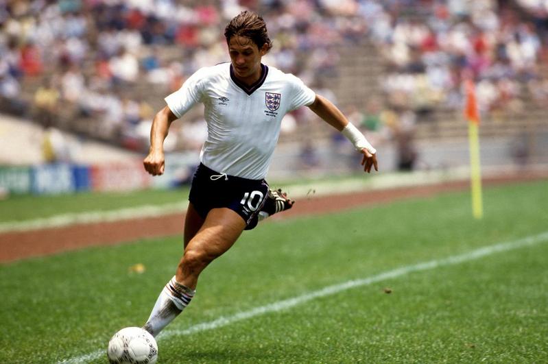 10º lugar: Gary Lineker (atacante - Inglaterra): 10 gols em Copas do Mundo - O maior artilheiro inglês em Copas do Mundo disputou duas edições do torneio. Em 1986, foi o maior goleador da competição com 6 gols e, em 1990, marcou 4 vezes.