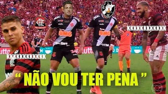 Zoeira retrô: os memes da final do Cariocão entre Flamengo e Vasco no ano passado