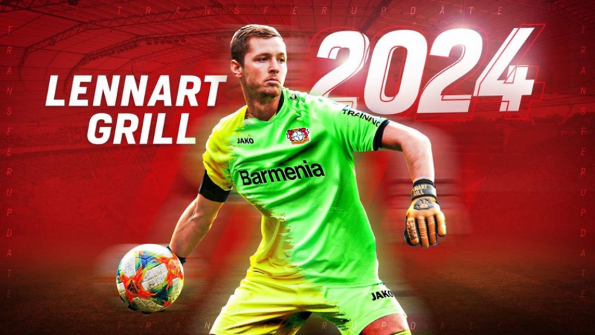 FECHADO: Nesta quarta, o Bayer Leverkusen anunciou a contratação do goleiro Lennart Grill, do tradicional FC Kaiserslautern, da terceira divisão da Alemanha. O jovem promissor, de 21 anos, assinou contrato válido até 30 de junho de 2024 e passou por todas as seleções de base da Federação Alemã de Futebol (DFL).