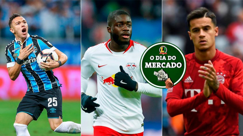 A pandemia do novo coronavírus paralisou o futebol ao redor do mundo, mas o mercado de transferências continua agitado. Um clube espanhol está de olho em Pepê, do Grêmio, dois gigantes europeus disputam o zagueiro Upamecano, do RB Leipzig, e surgiram novidades sobre a situação do brasileiro Philippe Coutinho. Confira essas e outras novidades do mercado da bola desta quinta.