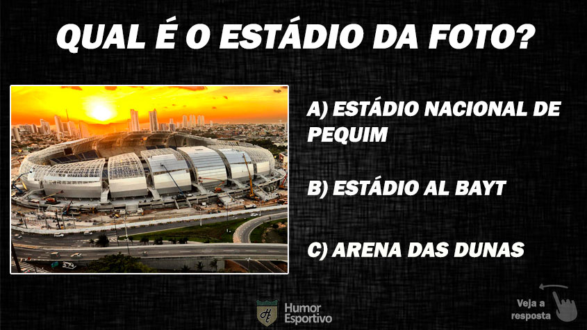 3. Quiz: Qual é o estádio de futebol da foto?