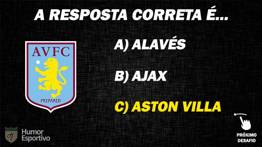 Resposta: Aston Villa (Inglaterra)
