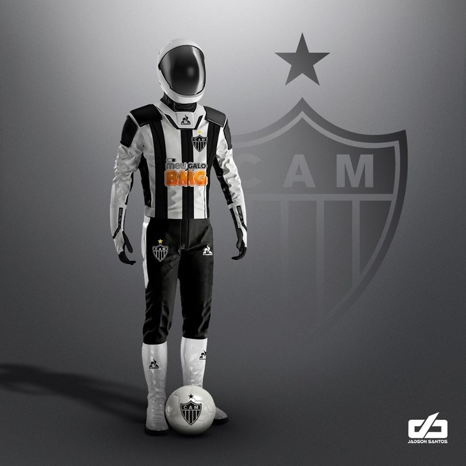 Clubes da Série A ganham uniformes contra pandemia: Atlético Mineiro