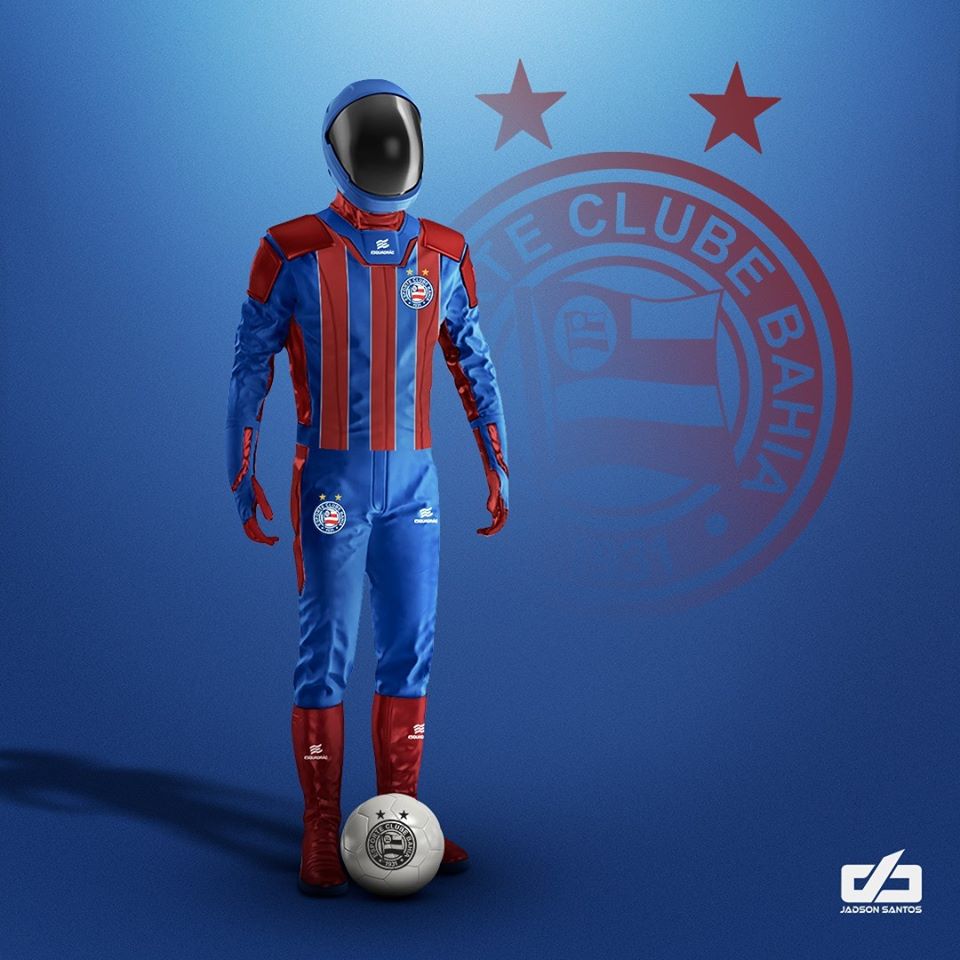 Clubes da Série A ganham uniformes contra pandemia: Bahia