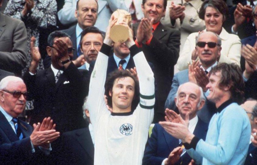1974 - Campeão da Copa do Mundo: Alemanha (2º título)
