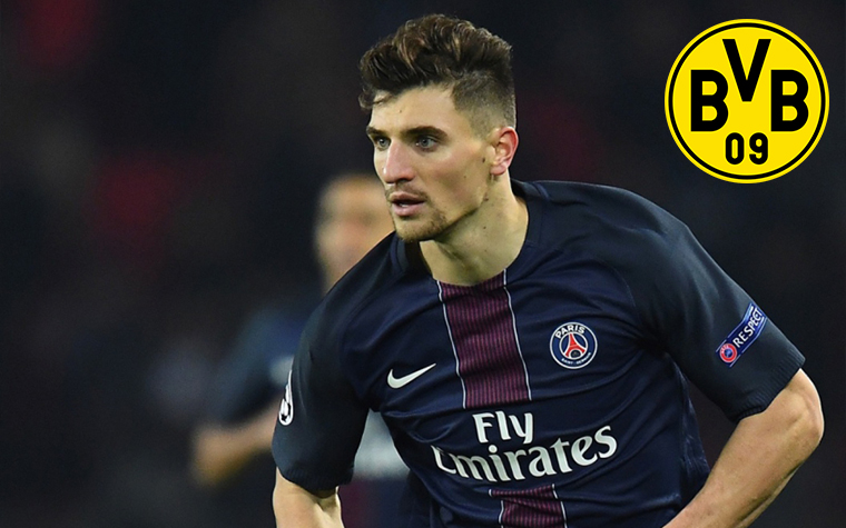 Meunier. Posição: Lateral direito. Idade: 28 anos. Clube atual: Paris Saint-Germain. Clube interessado: Dortmund.