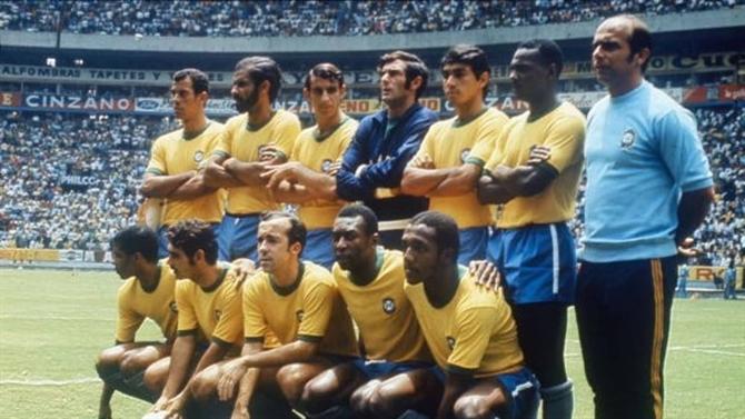 Brasil - Os cinco títulos mundiais da seleção brasileira de futebol foram invictos. Em 1958 (5 vitórias e 1 empate), 62 (5 vitórias e 1 empate), 70 (6 vitórias e 0 empate), 94 (5 vitórias e 2 empates) e 2002 (7 vitórias e 0 empate)