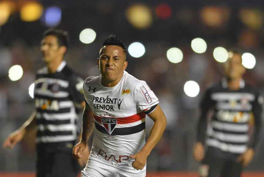 2016 - São Paulo 4 x 0 Corinthians - Pelo Brasileirão, Cueva, Luiz Araújo, David Neres e Chávez garantiram a goleada tricolor sobre o rival.