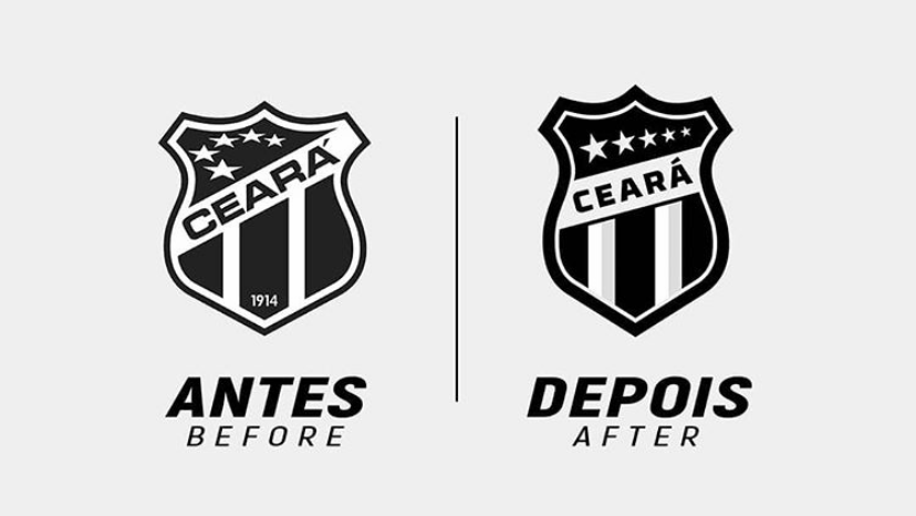 Redesenho de escudos de clubes de futebol: Ceará