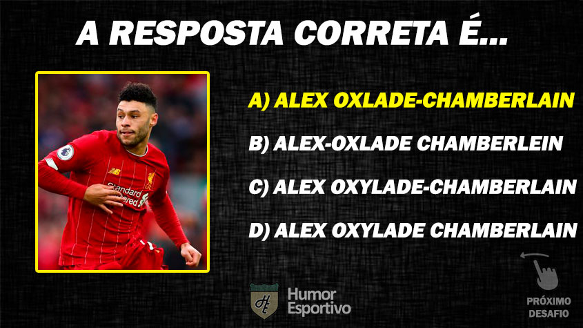 Resposta: Alex Oxlade-Chamberlain