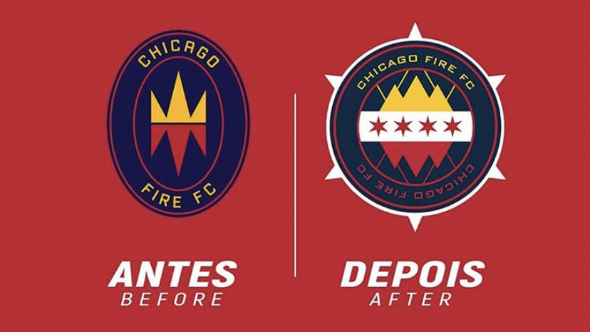 Redesenho de escudos de clubes de futebol: Chicago Fire
