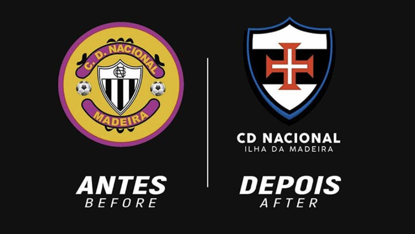 Redesenho de escudos de clubes de futebol: Clube Desportivo Nacional da Madeira