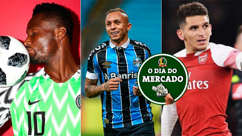 A pandemia do novo coronavírus paralisou todo o mundo do esporte, mas o mercado da bola continua ativo. O Botafogo está em buscas de reforços, o Milan pode estar próximo de tirar Torreira do Arsenal e Everton Cebolinha na mira do Napoli... Confira o dia do mercado! 