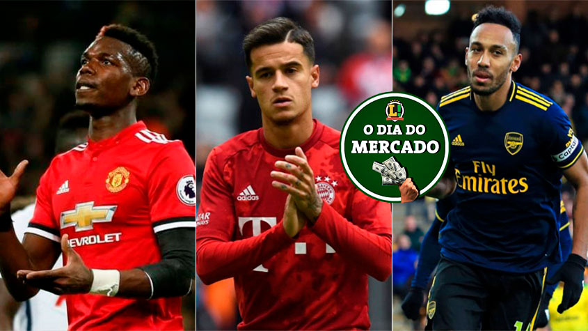 O futebol está paralisado por causa da pandemia do coronavírus, mas o mercado da bola continua agitado. O Manchester United abriu negociações com a Juventus por Pogba, Coutinho pode retornar ao Barcelona, e Aubameyang cada vez mais distante do Arsenal... Confira essas e outras notícias sobre negociações da quarta-feira: