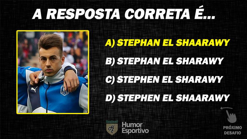 Resposta: Stephan El Shaarawy