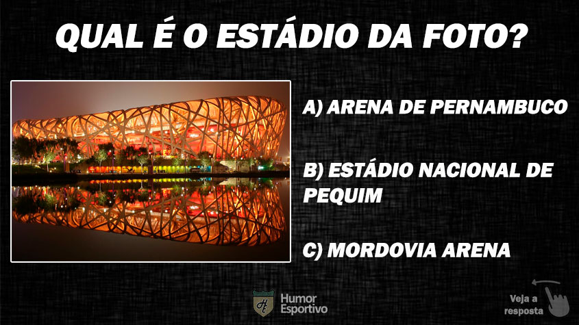 5. Quiz: Qual é o estádio de futebol da foto?