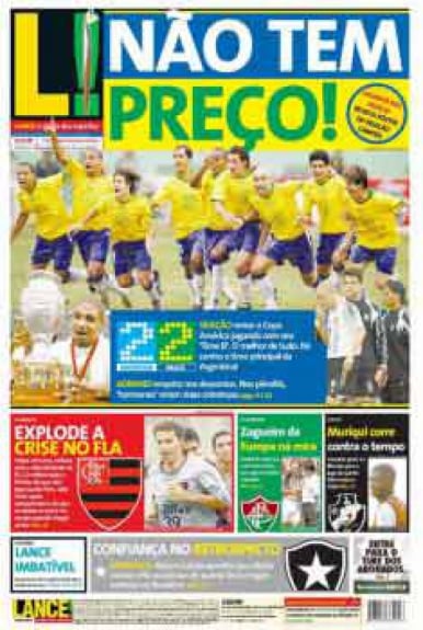 A Seleção Brasileira escreveu mais uma página marcante em sua história. Na Copa América de 2004, conseguiu arrancar o empate em 2 a 2 com a Argentina. E, após os pênaltis, veio o delírio!