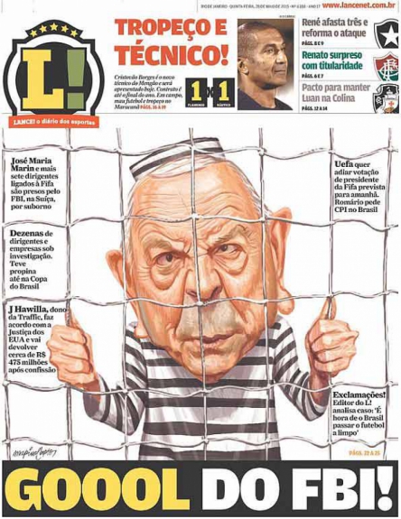 Maio de 2015 foi um divisor de águas no futebol mundial: José Maria Marin e outros cartolas da Fifa foram presos em Zurique, na Suíça. O LANCE! narrou como foi a prisão do ex-dirigente da CBF, acusado de suborno.