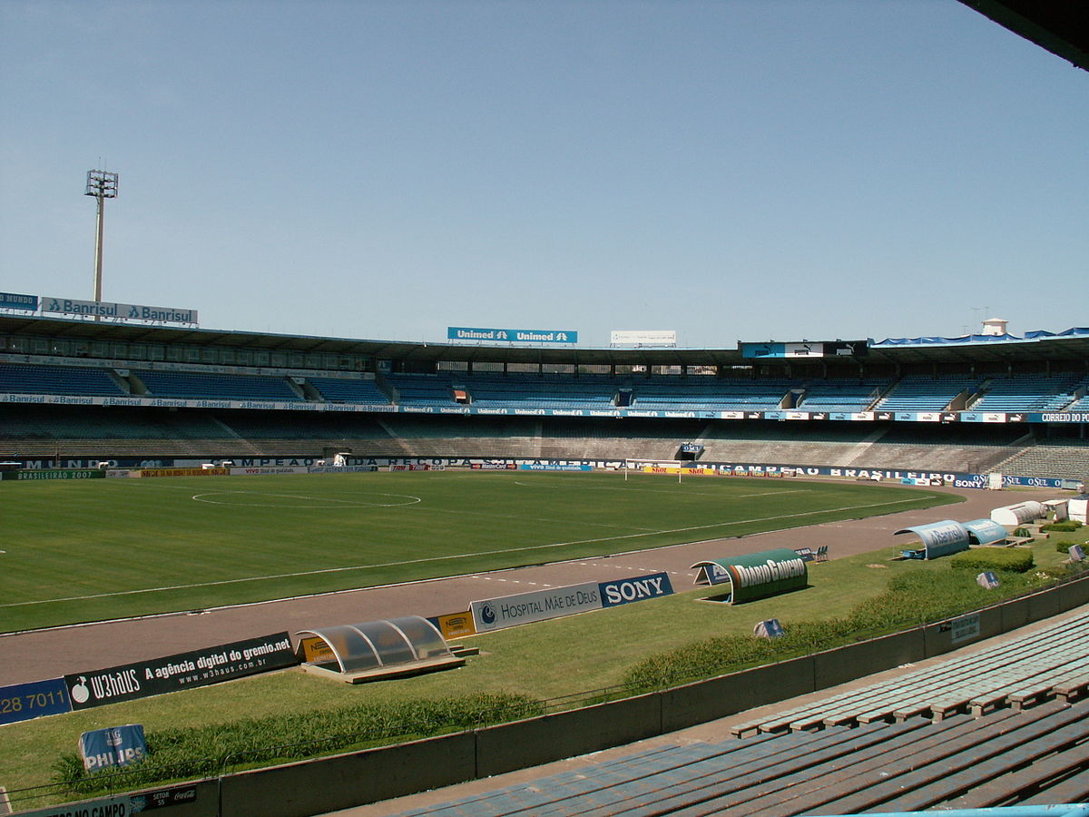 Olímpico: 2 finais (1983 e 2007) - O antigo estádio do grêmio sediou duas finais, em ambas o Tricolor Gaúcho saiu vitorioso. 