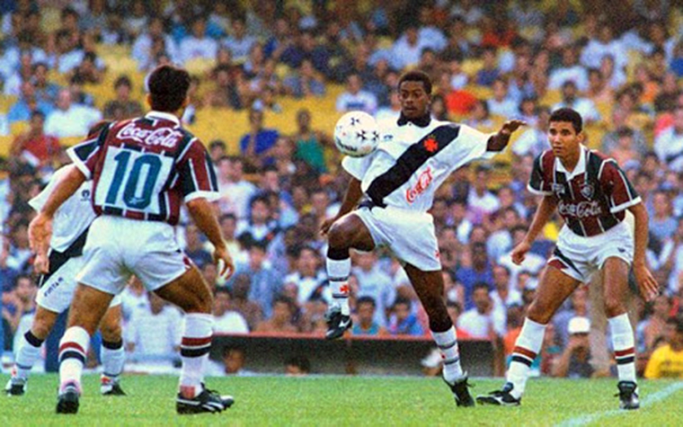 Vasco 4 x 1 Fluminense - 3/4/1994 - A final da Taça Guanabara foi a última grande atuação de Dener, que morreria 15 dias depois.