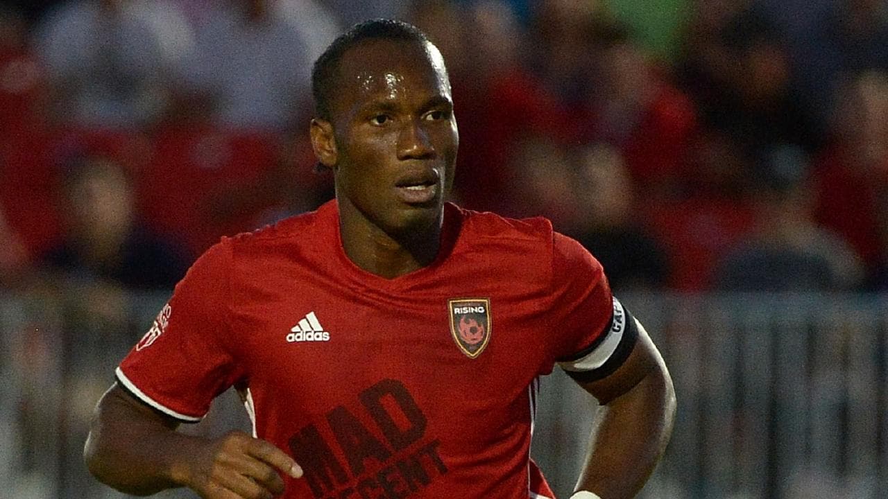 Didier Drogba, ídolo do Chelsea, se aposentou no Phoenix Rising, dos EUA. Mas antes disso, também teve passagens por Montreal Impact e Arizona United, também dos EUA.