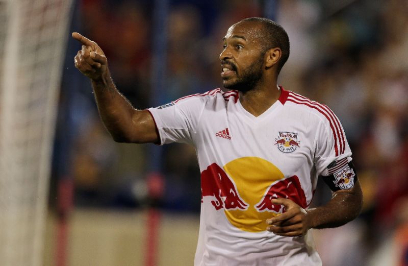 Antes de encerrar sua carreira, o lendário Thierry Henry atuou no New York Red Bulls, dos EUA.