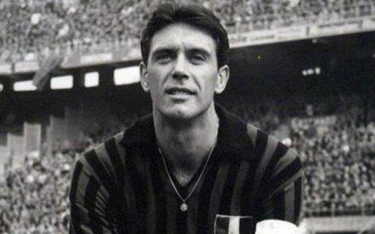 Cesare Maldini atuou no Milan entre 1952 e 1967.