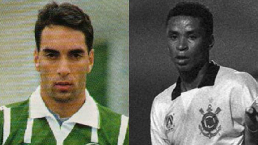 Edmundo já acumulava convocações e títulos com o Vasco, foi o principal reforço do Palmeiras em 1993. Paulo Sergio já era jogador consolidado na Seleção e na história do Corinthians.