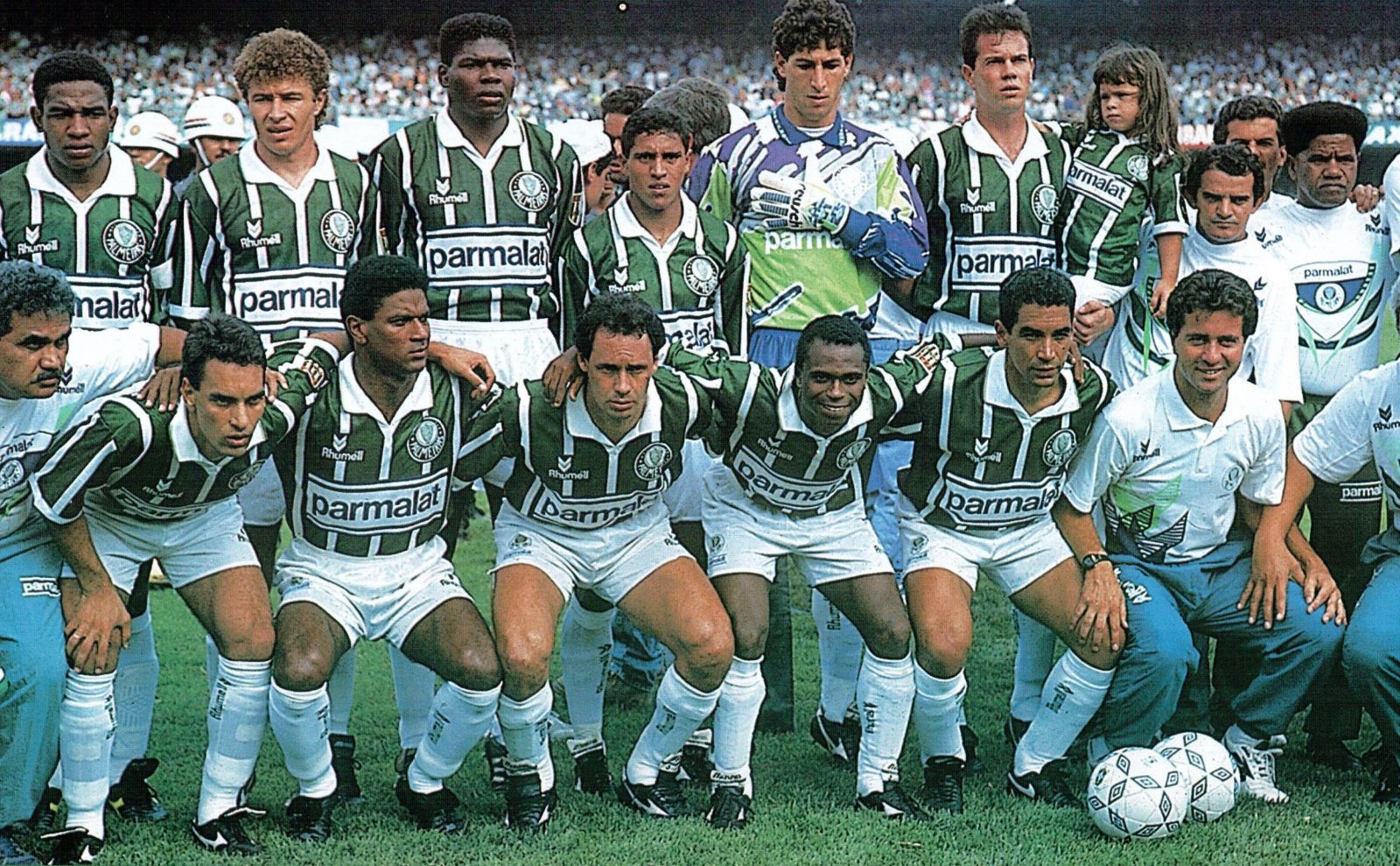 Em 1993, no seu primeiro ano com o Palmeiras, foi campeão brasileiro e o feito se repetiu no ano seguinte.