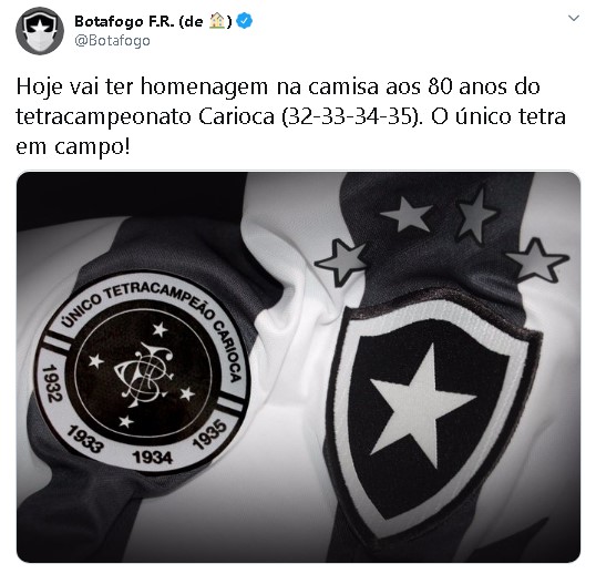 No Campeonato Carioca de 2016, uma troca de farpas reacendeu a rivalidade. O Botafogo lançou um uniforme com o detalhe "único tetracampeão carioca no campo", em referência às conquistas em sequência na década de 1930. 