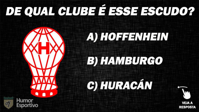 Você sabe dizer qual destes escudos de clubes estrangeiros é o