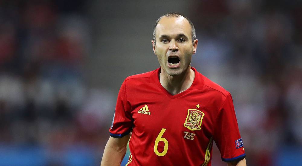 37) Andrés Iniesta (Espanha) - Futebol