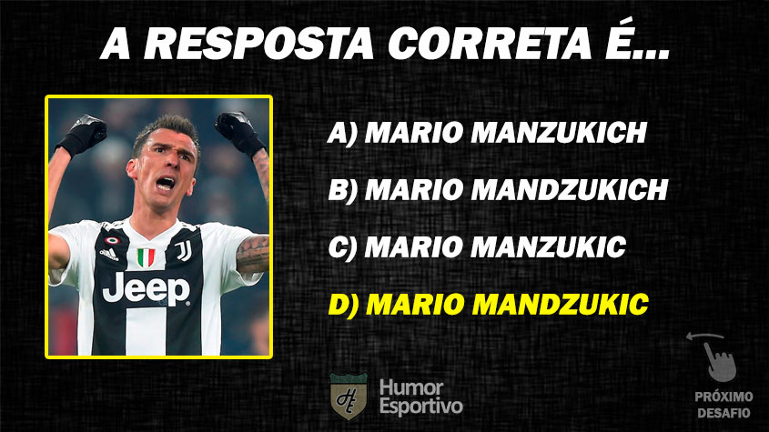 Resposta: Mario Mandzukic